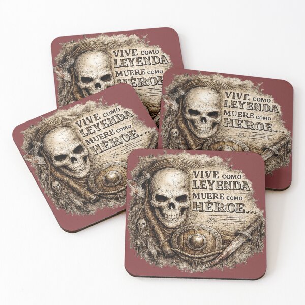 Item preview, Vive como una leyenda, muere como un héroe | Diseño «Viking Skull Warrior» designed and sold by Alchemy Forge.