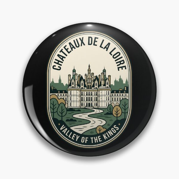 Item preview, Chateaux De La Loire Vintage Travel Emblem designed and sold by k3rstman1.