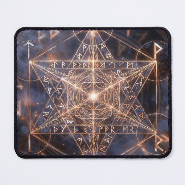 Item preview, Crystal Lotus Sacred Geometry Cosmic Art designed and sold by IntelliMindDesigns.
