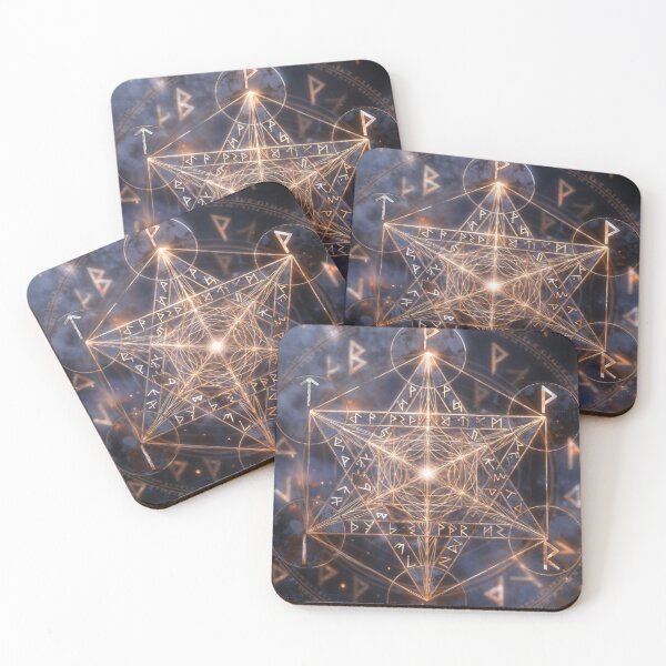 Item preview, Crystal Lotus Sacred Geometry Cosmic Art designed and sold by IntelliMindDesigns.