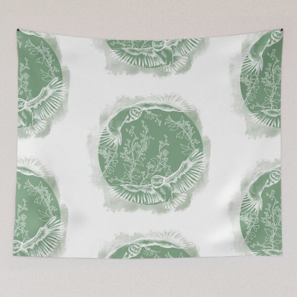 Item preview, Owls in flight designed and sold by Dori Sparrow.