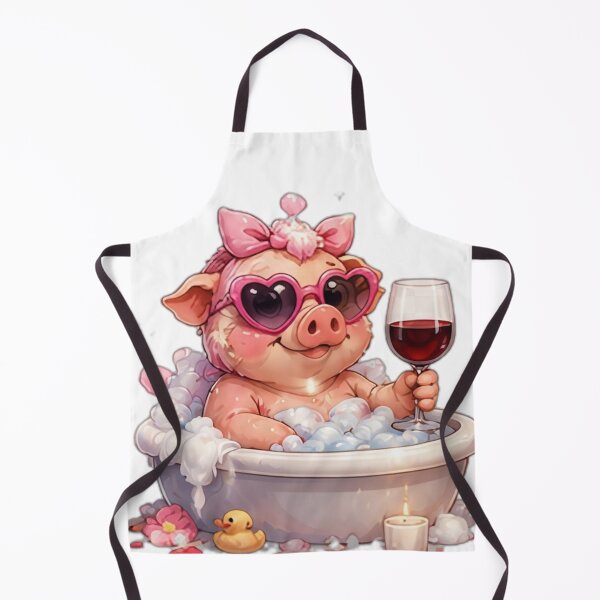 Item preview, Pink Pig Spa Day designed and sold by DailyDoodlesBySumbul.