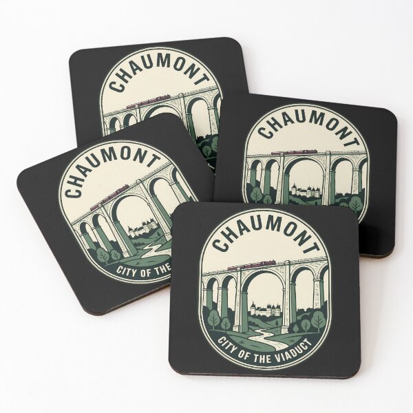 Item preview, Chaumont City of the Viaduct Vintage Travel Emblem designed and sold by k3rstman1.