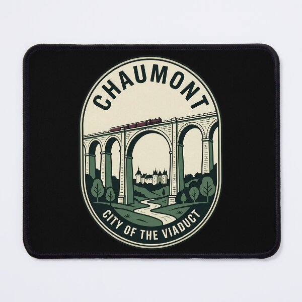 Item preview, Chaumont City of the Viaduct Vintage Travel Emblem designed and sold by k3rstman1.