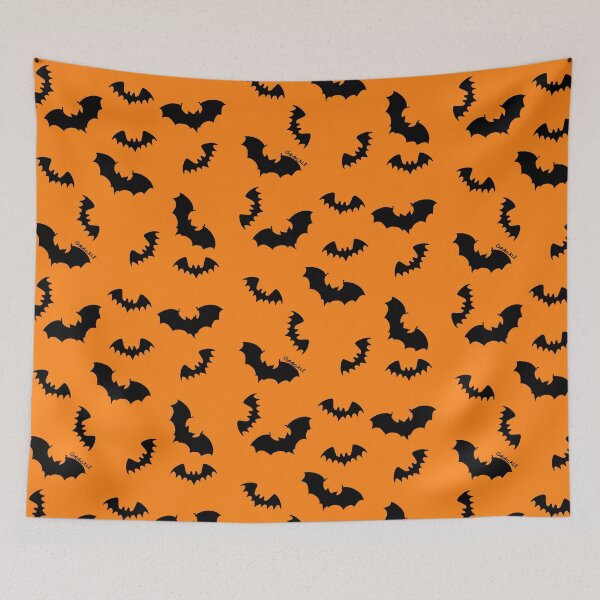 Item preview, Orange Bat Swarm designed and sold by JanGrackle.