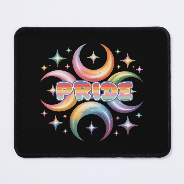 Item preview, Pride Rainbow Crescent Moons And Stars designed and sold by dombursaidpos.