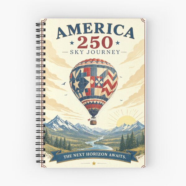 Item preview, Hot Air Balloon Flight Over Mountain Landscape at Sunrise designed and sold by Creative88Art.
