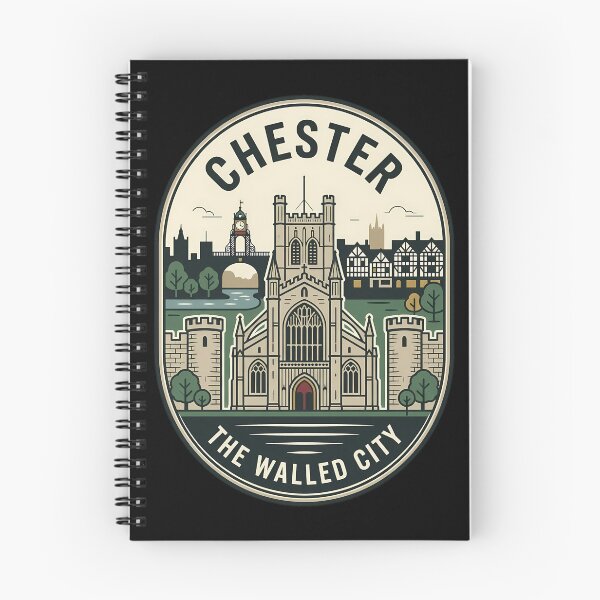 Item preview, Chester England Walled City Vintage Travel Emblem designed and sold by k3rstman1.