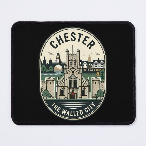 Item preview, Chester England Walled City Vintage Travel Emblem designed and sold by k3rstman1.