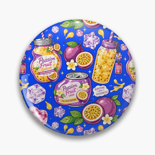 Item preview, Passionfruit juice Seamless  designed and sold by KJackArtwork.