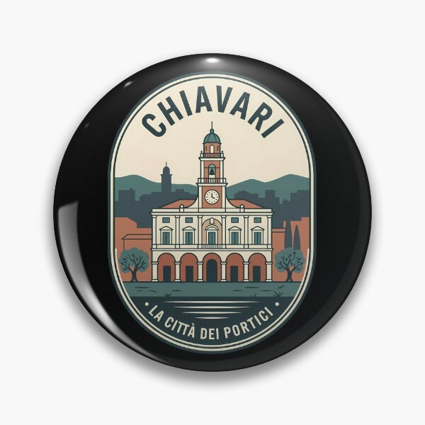 Item preview, Chiavari Italy Vintage Travel Emblem Retro Badge designed and sold by k3rstman1.