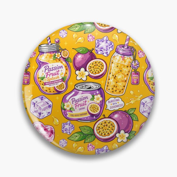 Item preview, Passionfruit juice Seamless  designed and sold by KJackArtwork.