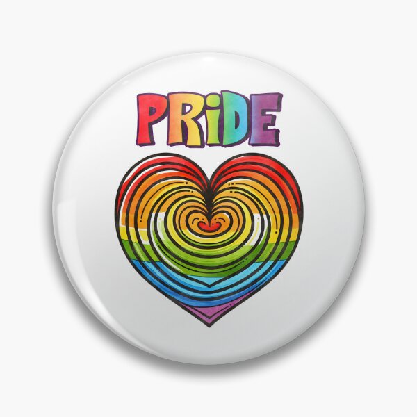 Item preview, Pride Spiral Rainbow Heart designed and sold by dombursaidpos.