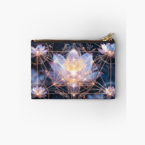 Item preview, Cosmic Lotus Sacred Geometry Space Art designed and sold by IntelliMindDesigns.