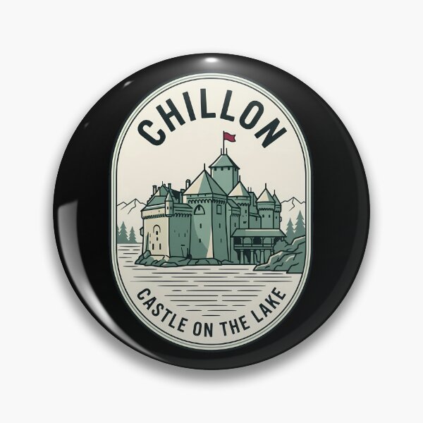 Item preview, Chillon Castle Switzerland Vintage Travel Emblem designed and sold by k3rstman1.