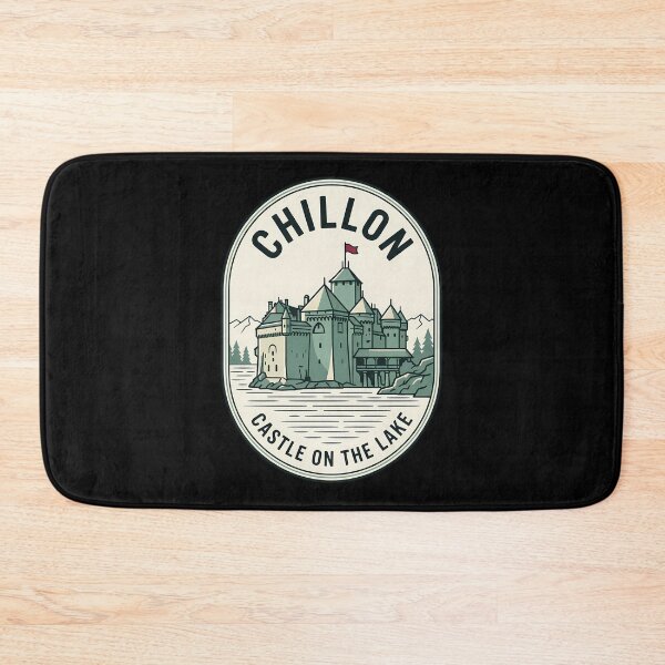 Item preview, Chillon Castle Switzerland Vintage Travel Emblem designed and sold by k3rstman1.