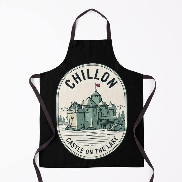Item preview, Chillon Castle Switzerland Vintage Travel Emblem designed and sold by k3rstman1.