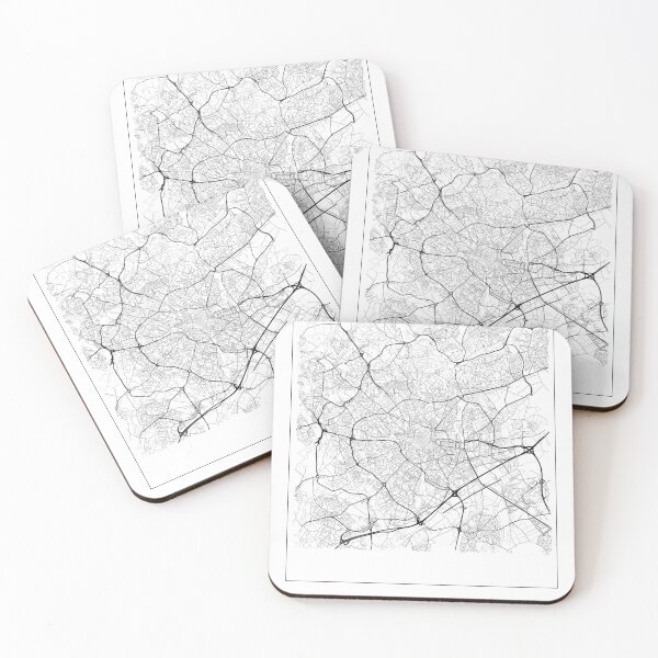 Item preview, Map of Montpellier, France Minimalist Poster designed and sold by NivekCreative.