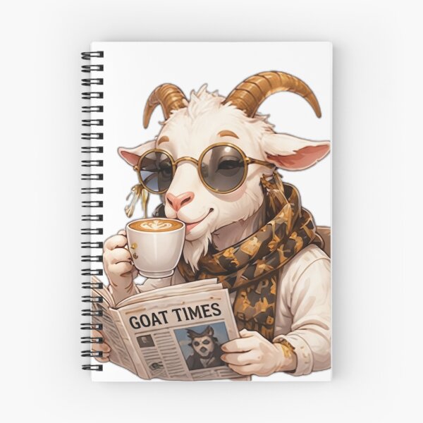 Item preview, Stylish Goat Coffee Break designed and sold by DailyDoodlesBySumbul.