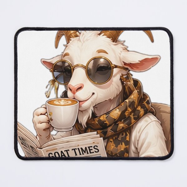 Item preview, Stylish Goat Coffee Break designed and sold by DailyDoodlesBySumbul.