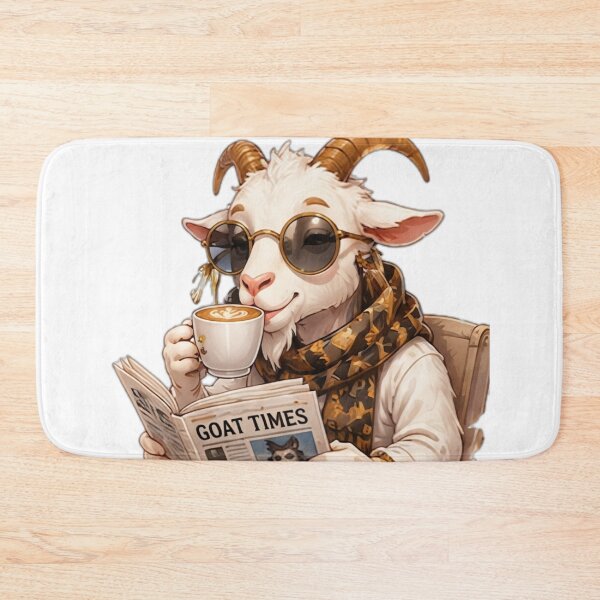 Item preview, Stylish Goat Coffee Break designed and sold by DailyDoodlesBySumbul.