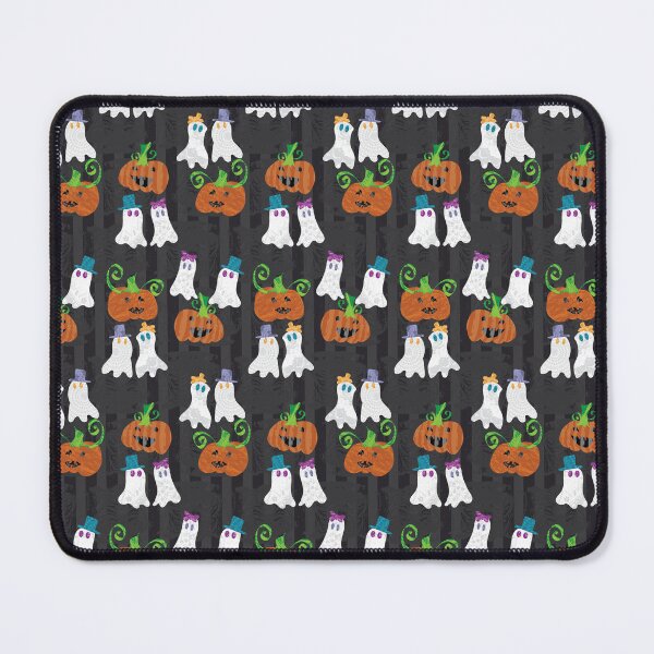 Item preview,  Dapper Ghosts & Jack-O-Lantern on Gothic Stripe designed and sold by Digitalmyth's Designs.