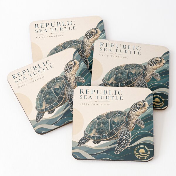 Item preview, Sea Turtle Swimming Underwater in Ocean with Sunlight Rays and Sand Patterns designed and sold by Creative88Art.