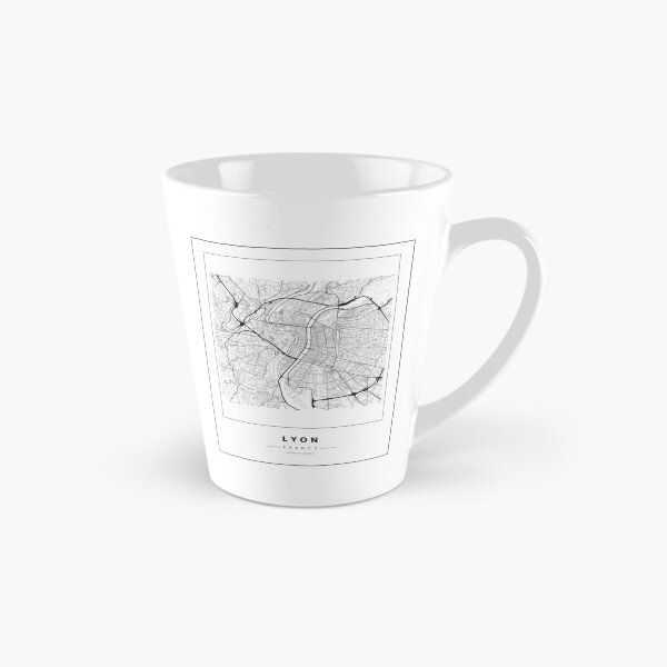 Item preview, Lyon France City Map Minimalist Poster designed and sold by NivekCreative.