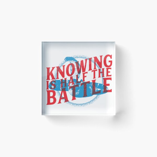 Item preview, G.I. JOE cartoon & comics - Knowing Is Half The Battle - 80's  designed and sold by Nerdflipp.