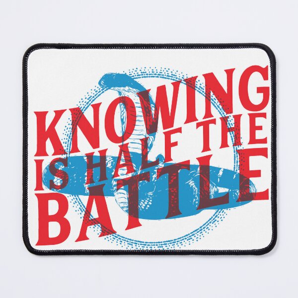 Item preview, G.I. JOE cartoon & comics - Knowing Is Half The Battle - 80's designed and sold by Nerdflipp.