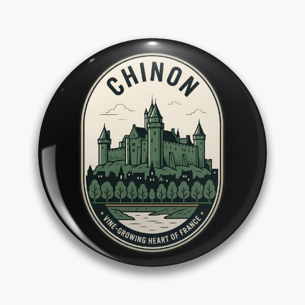 Item preview, Chinon France Castle Vintage Travel Emblem designed and sold by k3rstman1.