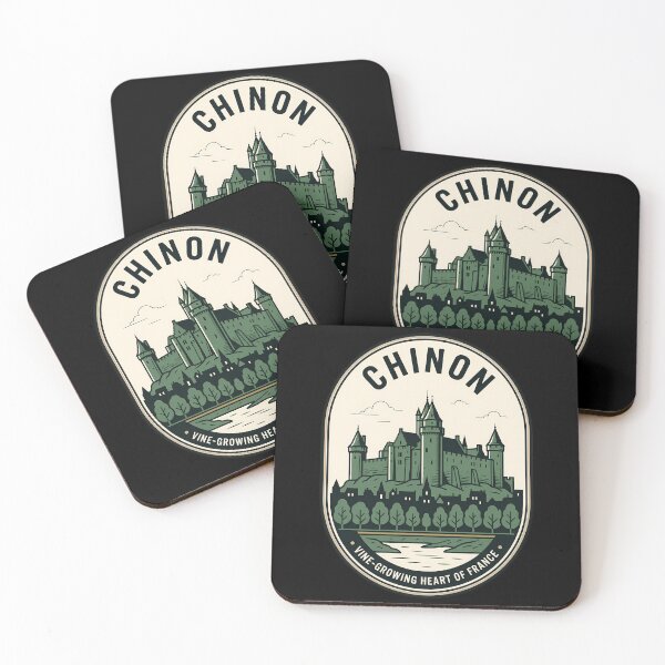 Item preview, Chinon France Castle Vintage Travel Emblem designed and sold by k3rstman1.