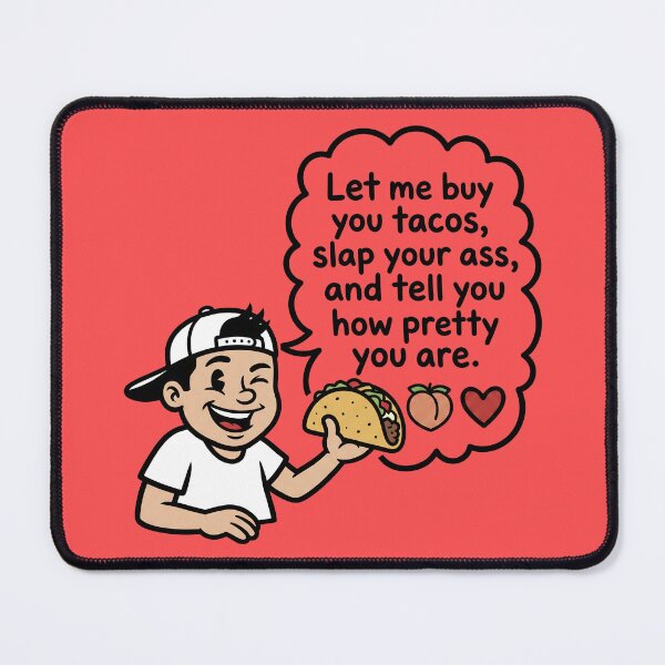 Item preview, Let Me Buy You Tacos Funny Cute Taco Tuesday Design designed and sold by ThreadRiotTees.