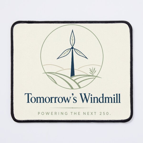 Item preview, Modern Windmill Logo Design for Renewable Energy Future Concept designed and sold by Creative88Art.