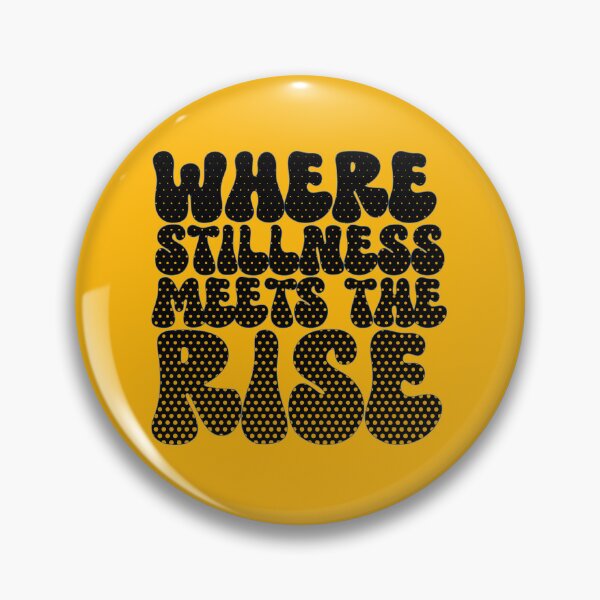 Item preview, Where stillness meets the rise, trout fishing text logo designed and sold by Art-Horizon.