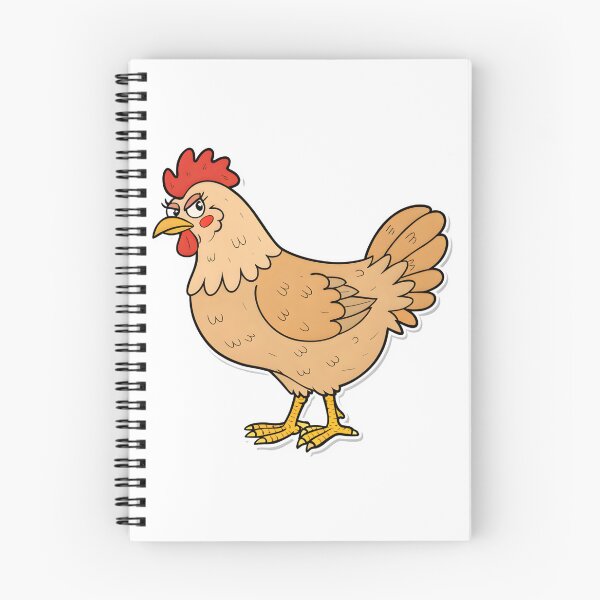 Item preview, Sassy Cartoon Hen Illustration designed and sold by DariaOltes.