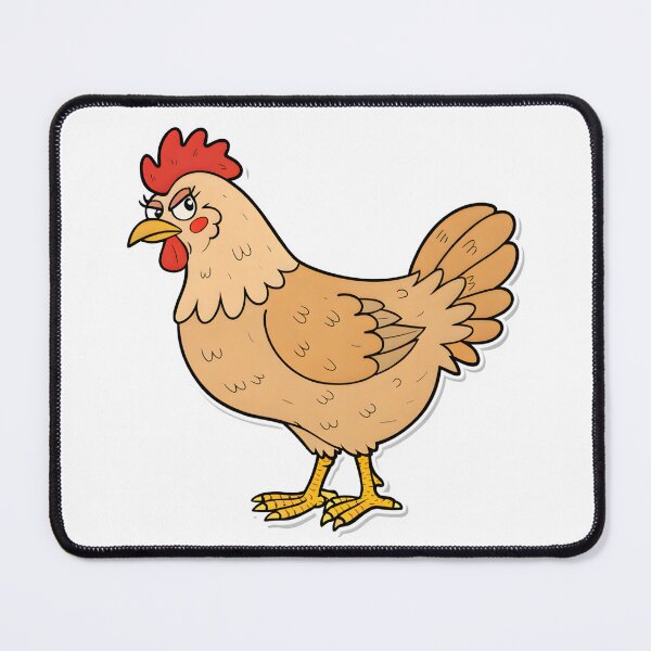 Item preview, Sassy Cartoon Hen Illustration designed and sold by DariaOltes.