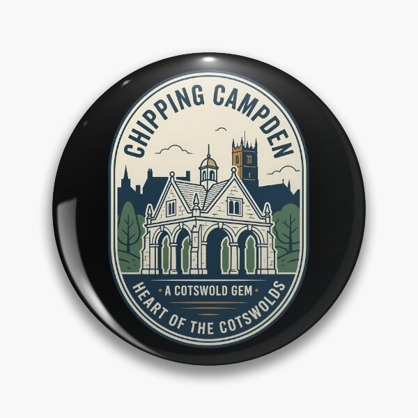 Item preview, Chipping Campden Cotswolds Vintage Travel Emblem designed and sold by k3rstman1.