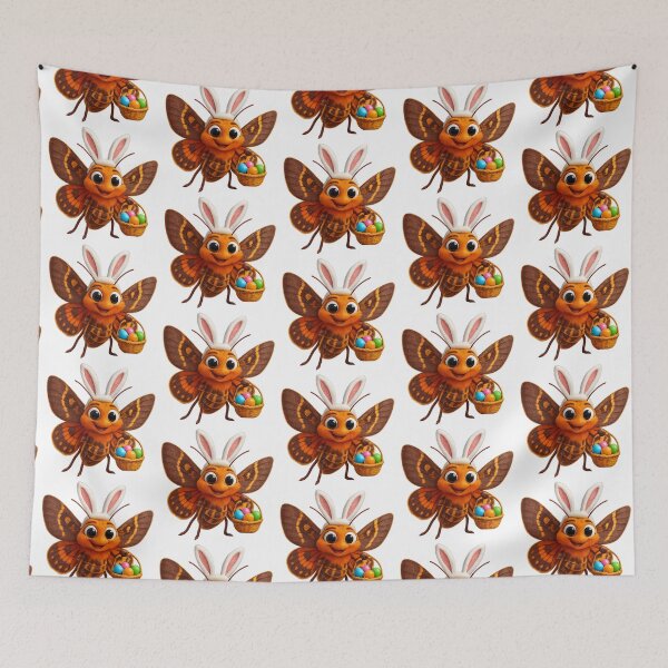Item preview, Easter Diamondback Moth designed and sold by Sillytoe.