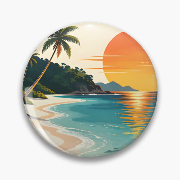 Item preview, Koh Kradan - Thailand Retro Sunset Collection designed and sold by Spirit of Siam.