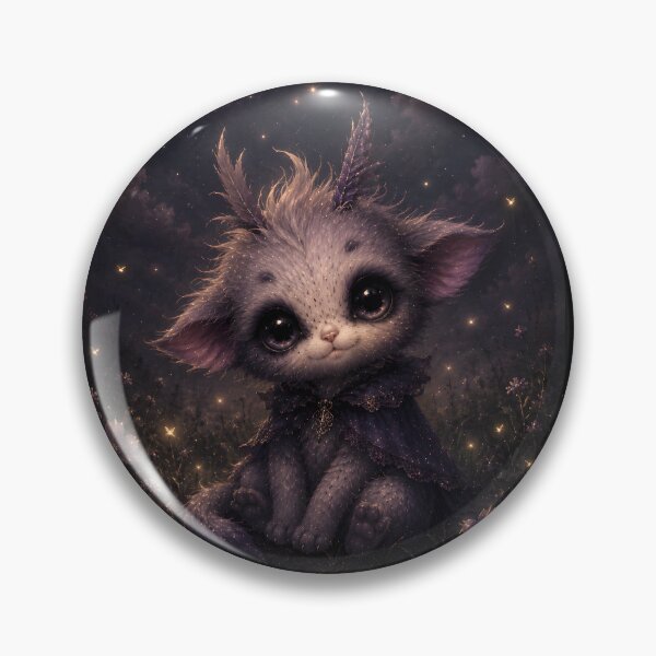 Item preview, Magical Big Eyed Creature Under Full Moon Sky designed and sold by bellaever.