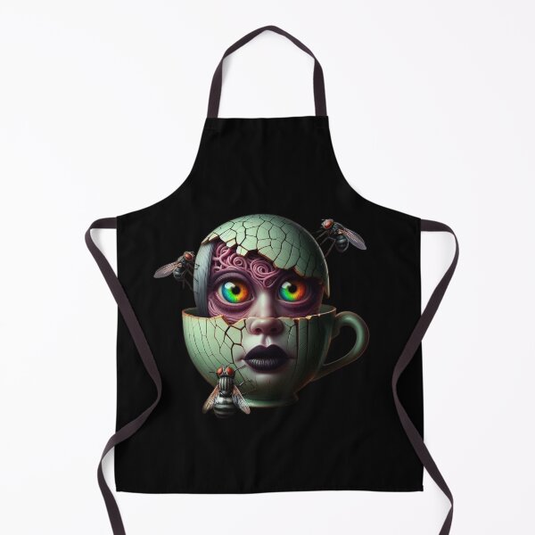 Item preview, Teacup Hatchling – Uncanny Cracked Rainbow Eye Doll designed and sold by LujziWorld.