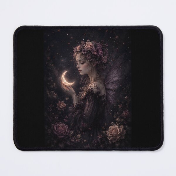 Item preview, Ethereal Fairy Moon Goddess Floral Fantasy designed and sold by bellaever.
