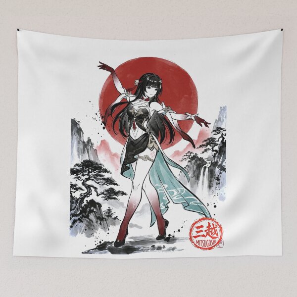 Item preview, Lingsha Sumi-e designed and sold by Mitsugoshi.