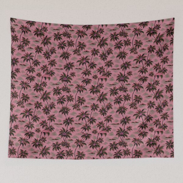 Item preview, Copy of Vintage Tropical Palm Paradise Hawaiian Retro Fabric Pattern Design designed and sold by Retroaugogo.