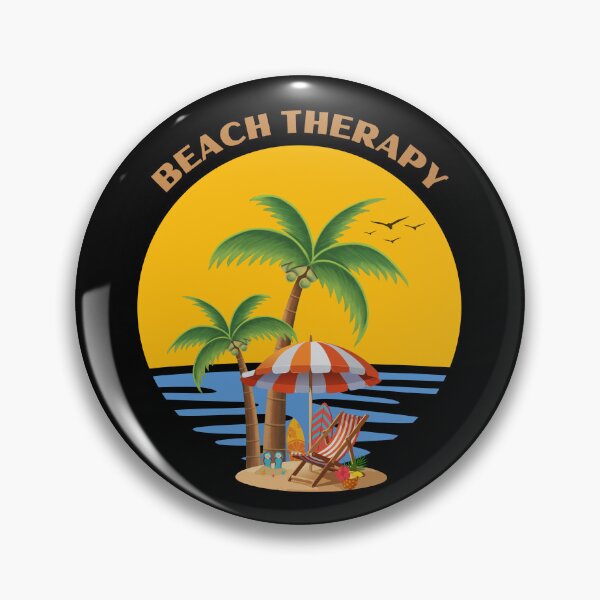 Item preview, Beach Therapy Retro Tropical Sunset Design designed and sold by MadeByMira.