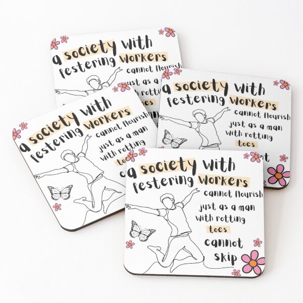 Item preview, Flourish and Skip - Severence Quote designed and sold by Thistle's Castle.