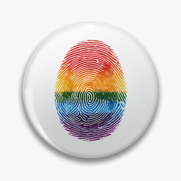 Item preview, Rainbow Pride Fingerprint Identity designed and sold by dombursaidpos.
