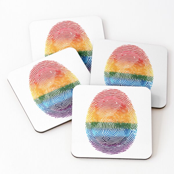 Item preview, Rainbow Pride Fingerprint Identity designed and sold by dombursaidpos.