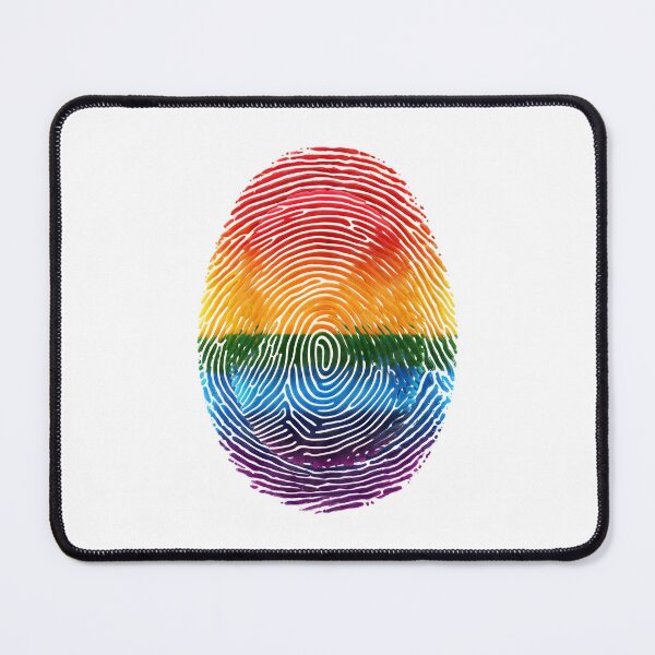 Item preview, Rainbow Pride Fingerprint Identity designed and sold by dombursaidpos.